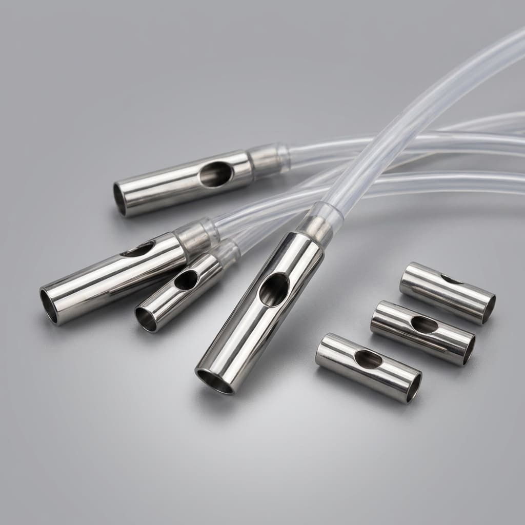 Catheter component assembly featuring distal marker bands